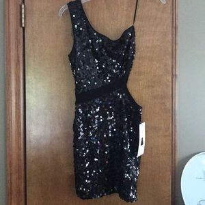 PromGirl Black sequin dress
